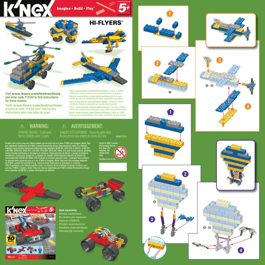 Hi Flyers 11630 K'NEX manual