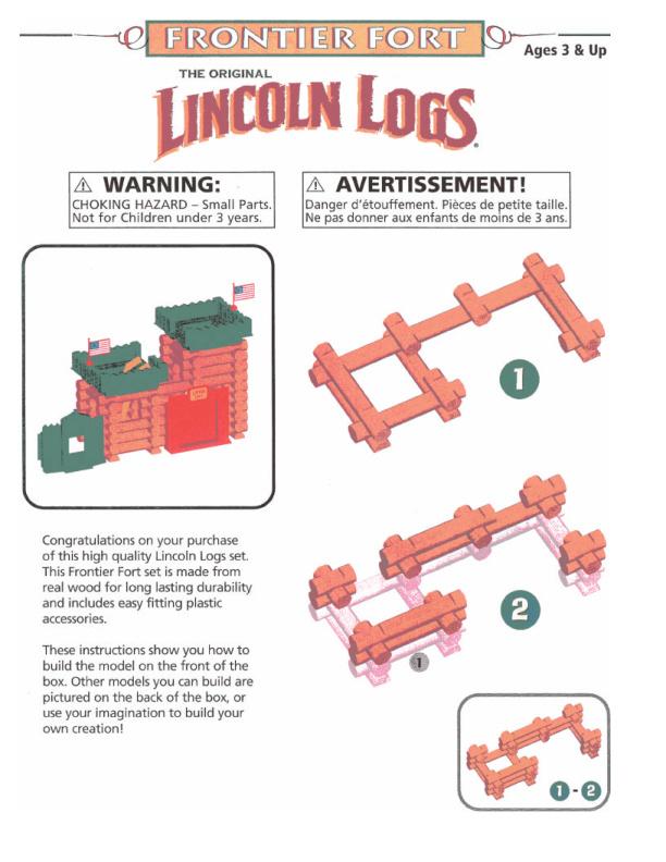 Frontier Fort 00975 K'NEX manual