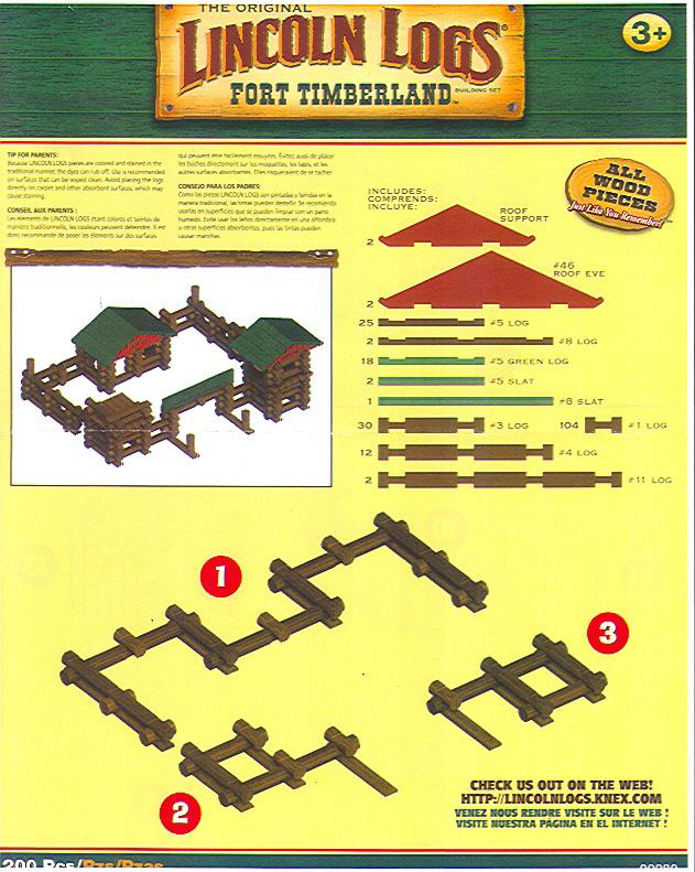 Fort Timberland 00980 K'NEX manual