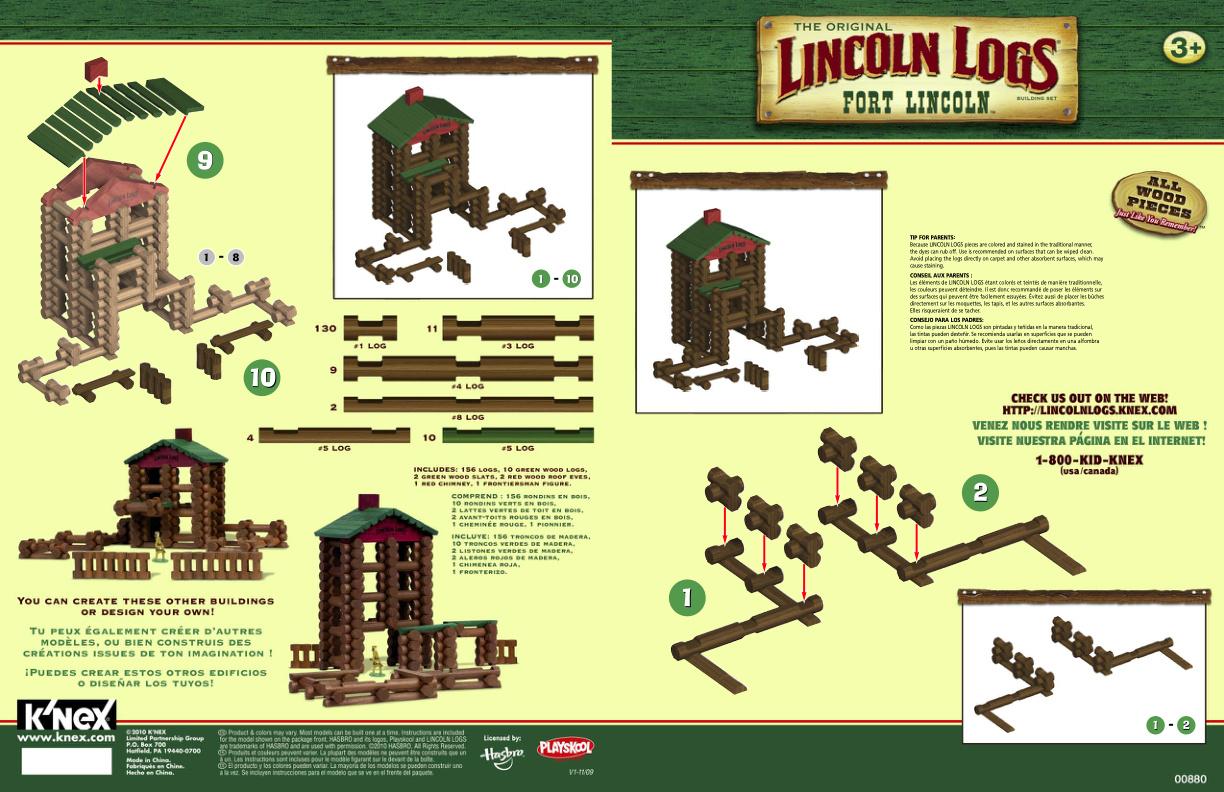 Fort Lincoln 00880 K'NEX manual