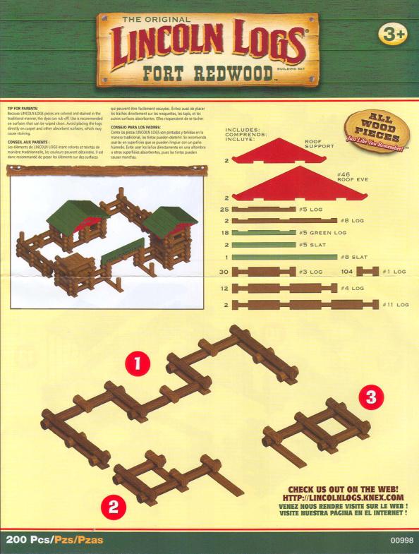 Fort Redwood 00998 K'NEX manual