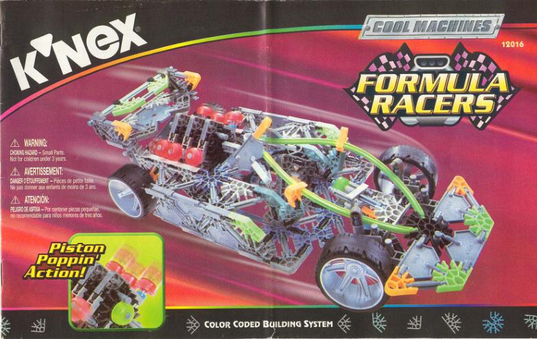 Formula Racer 12016 K'NEX manual