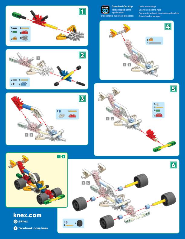 Dragster 32309 K'NEX manual