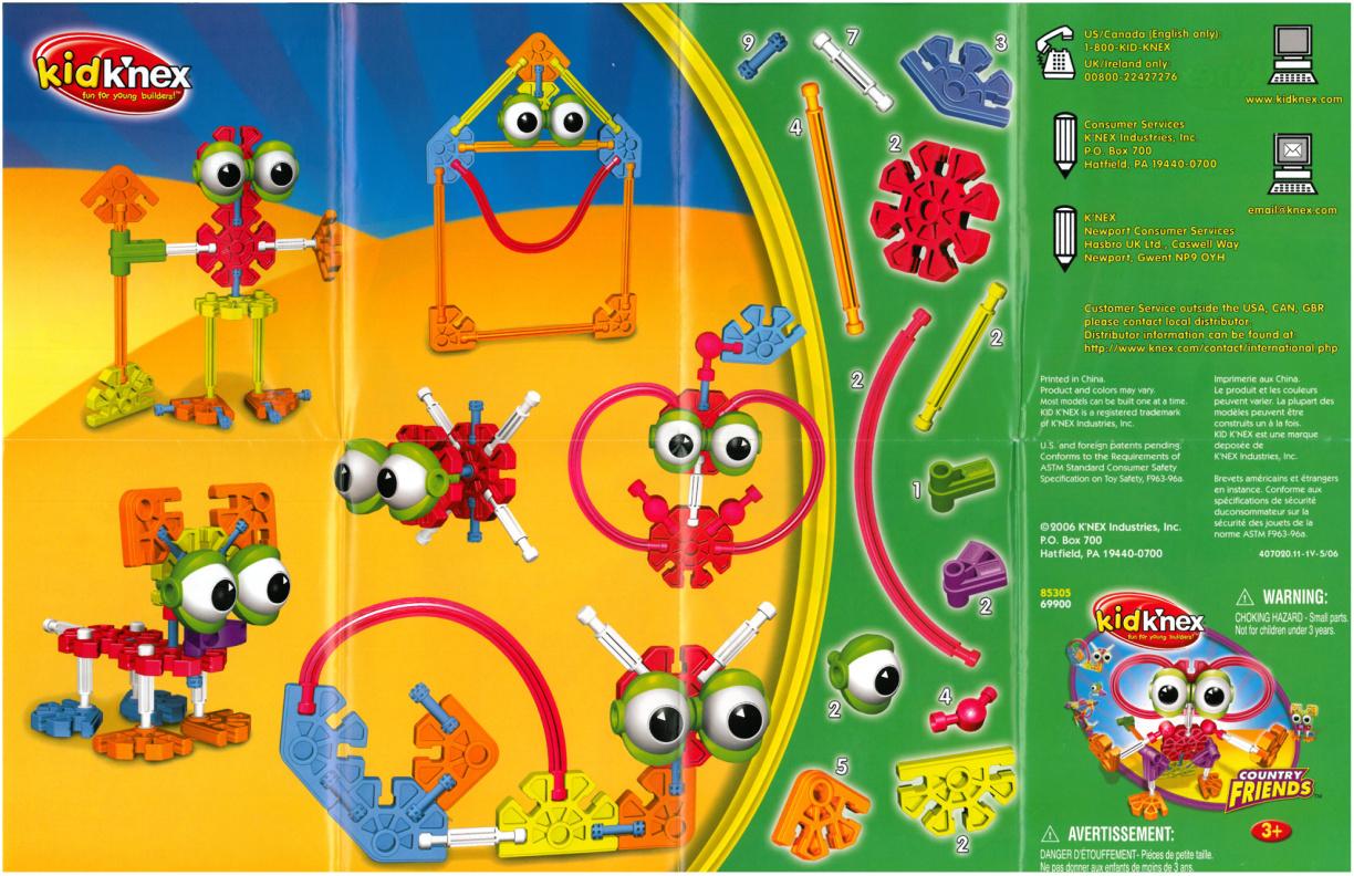 CountryFriends 85305 K'NEX manual