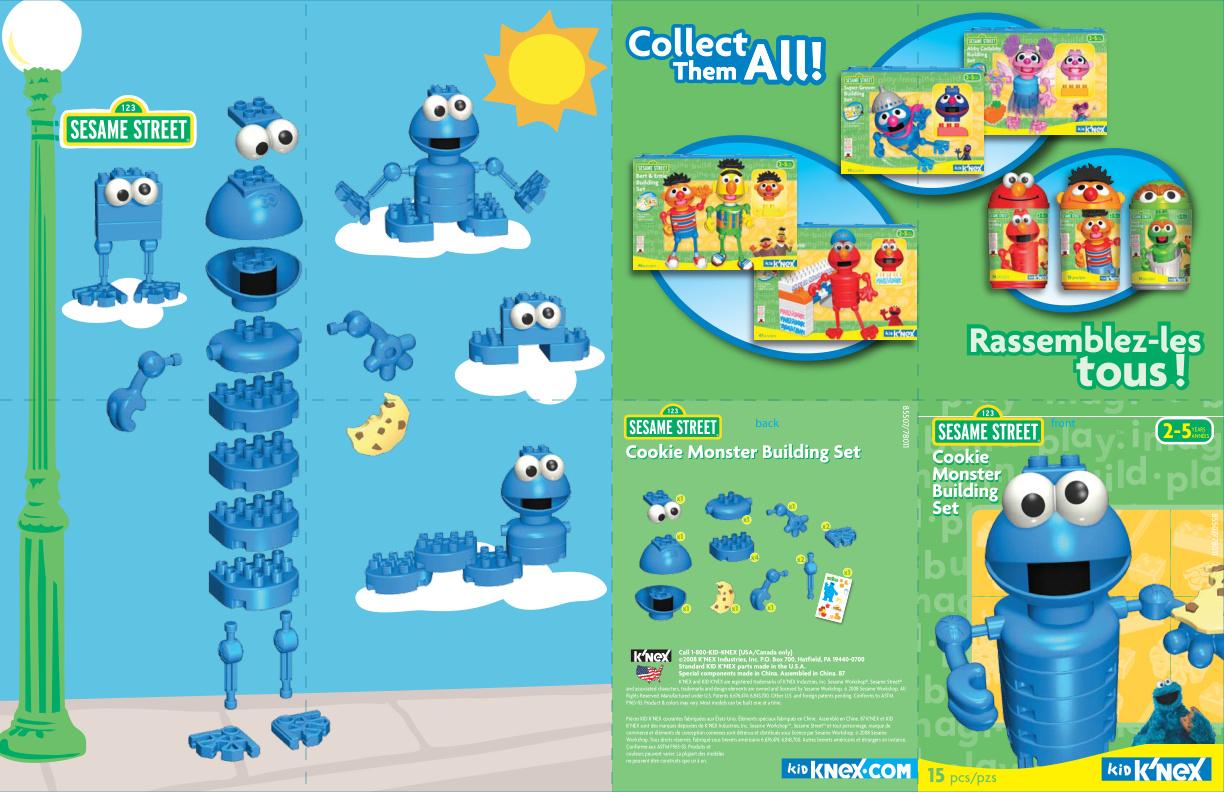 Cookie Monster 85507 K'NEX manual