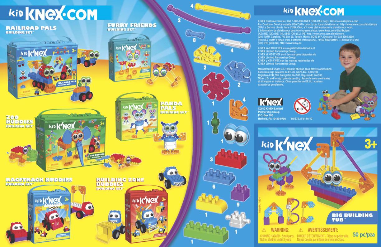 Big Building Tub 85255A K'NEX manual