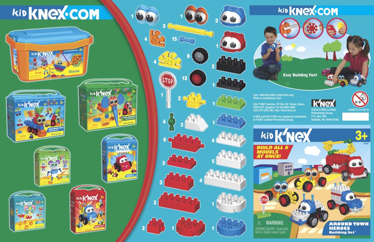 AroundTownHeroes 85497 K'NEX manual