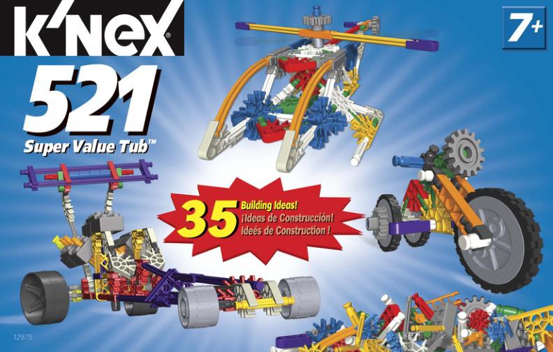 521pc Tub 12575 K'NEX manual