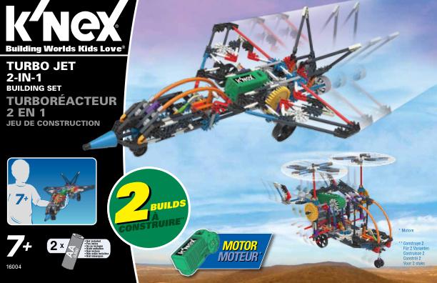 2 in 1 Turbo Jet 16004 K'NEX manual
