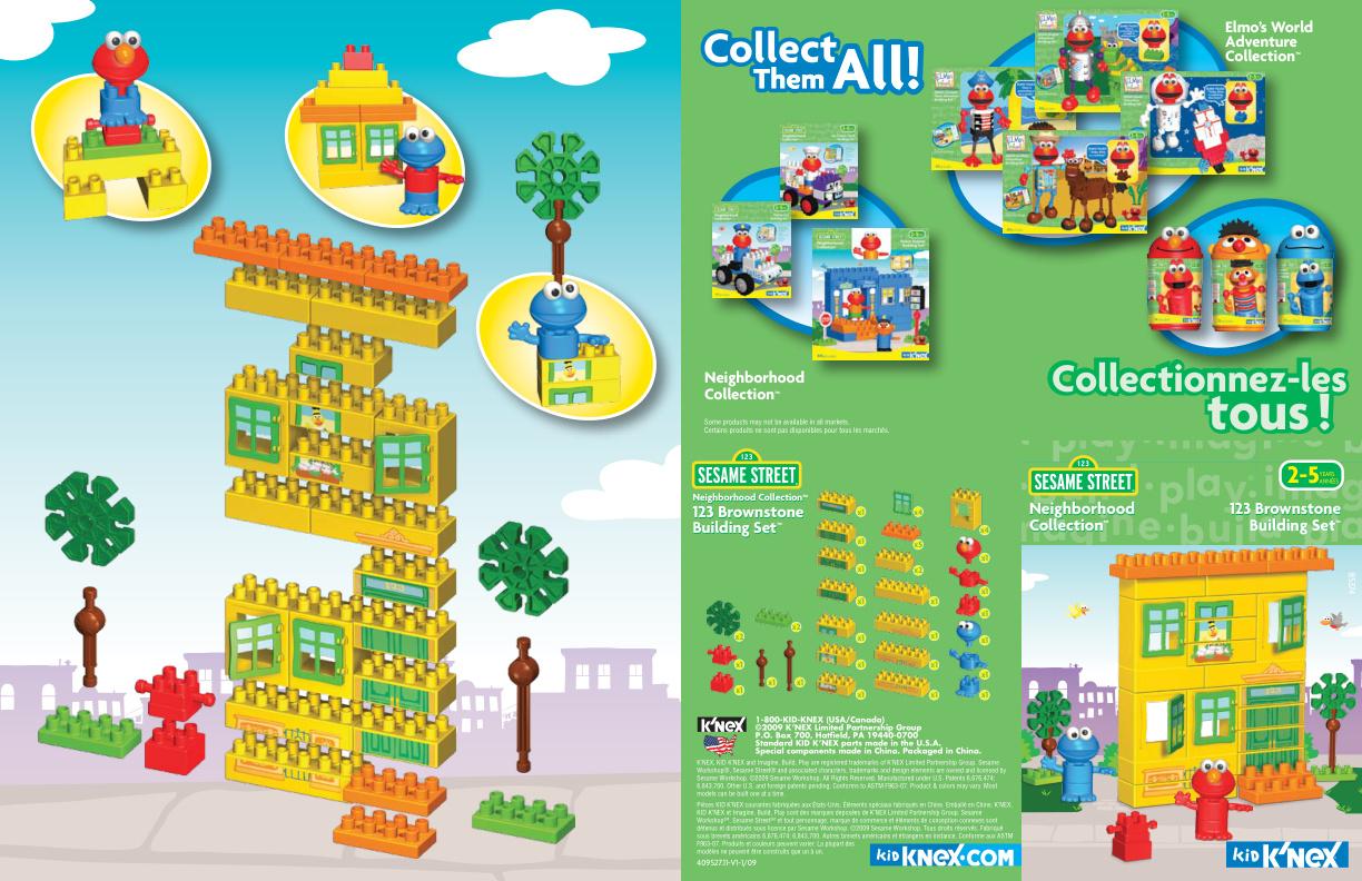 1 2 3 Brownstone 85374 K'NEX manual