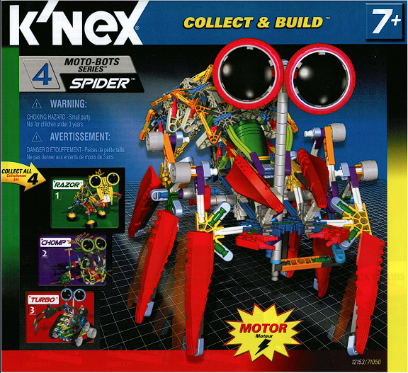 Moto-Bots 4 Spider K'NEX manual