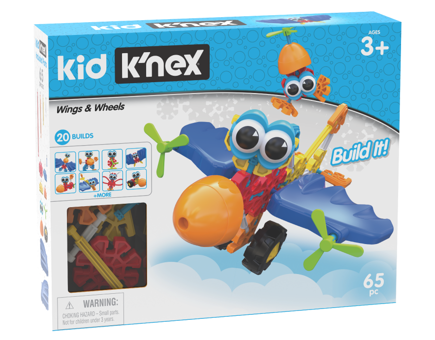 85619 KID KNEX Wings and Wheels K'NEX manual