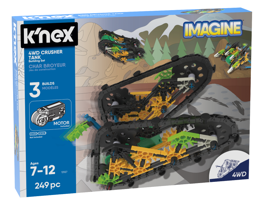 13127 KNEX 4WD Crusher Tank K'NEX manual