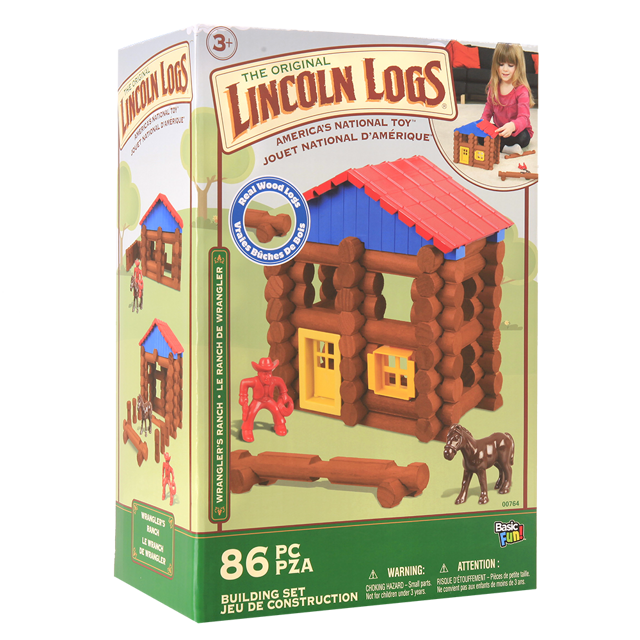 00764 Lincoln Logs Wranglers Ranch K'NEX manual