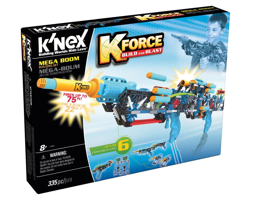 47527 K FORCE Mega Boom Instructions and Targets K'NEX manual