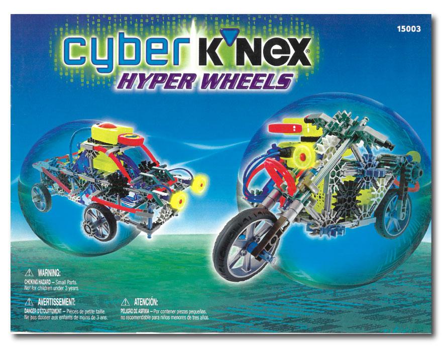 15003 Cyber KNEX Hyper Wheels Instructions K'NEX manual